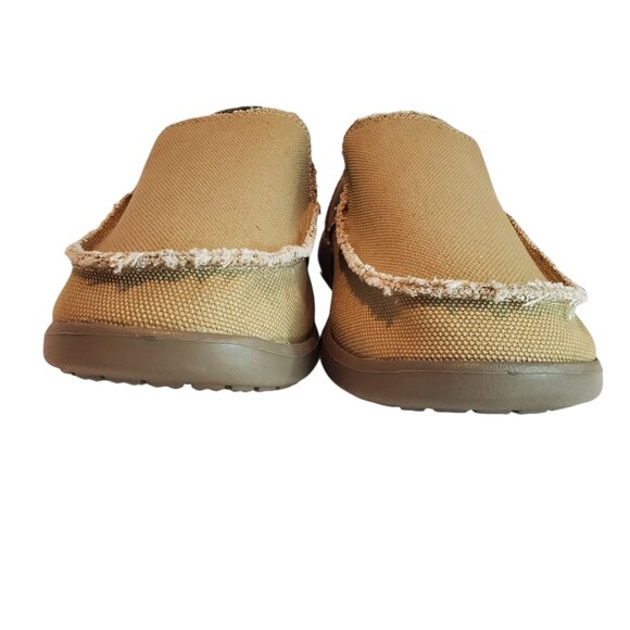 NEW CROCS SZ 12 Men’s Santa Cruz Slip-On Shoes in Tan/Khaki - Picture 4 of 8